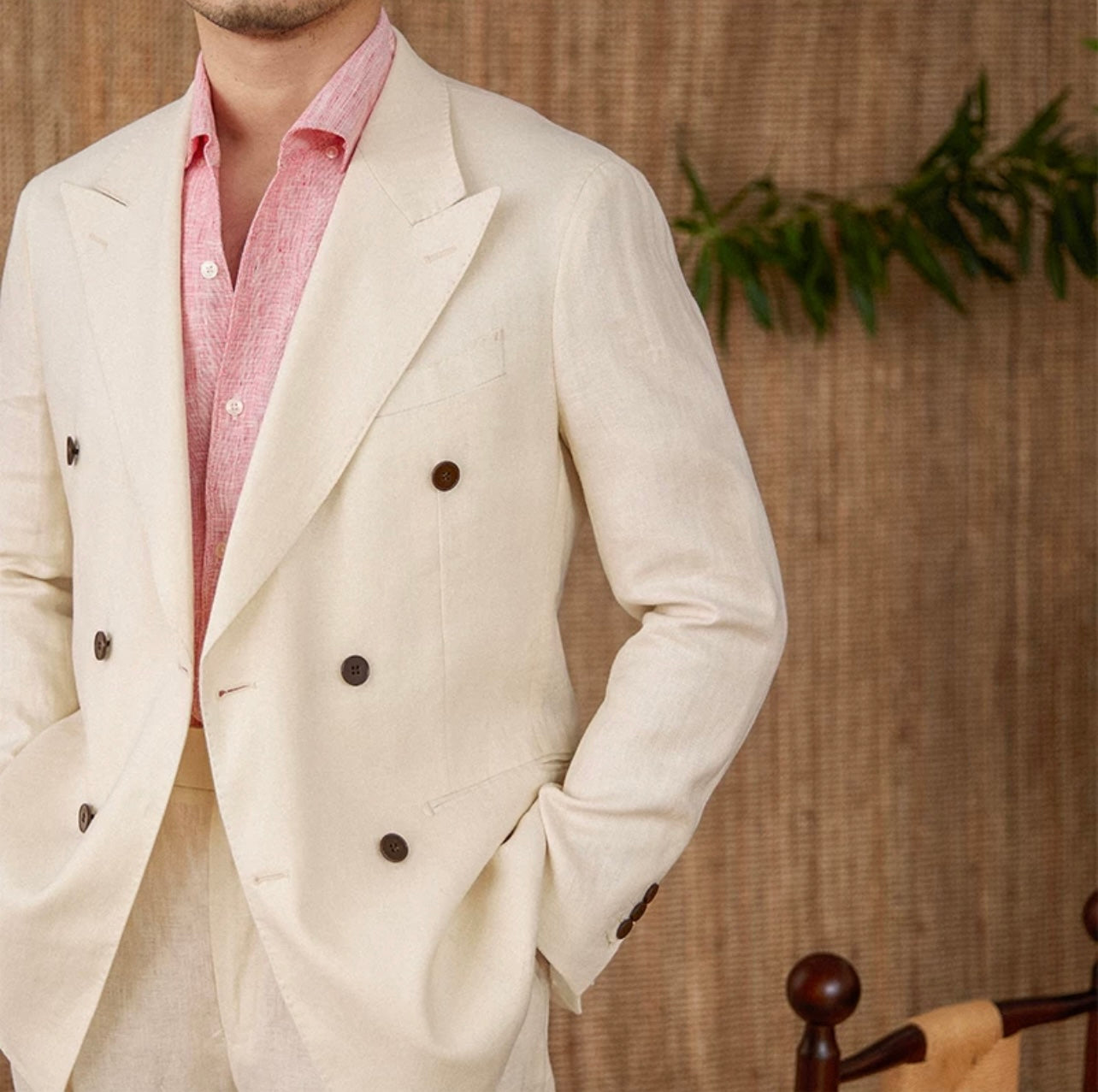 Sand Tailored Havana Suit Jacket